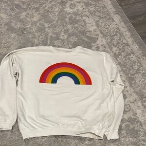 White Rainbow Sweatshirt